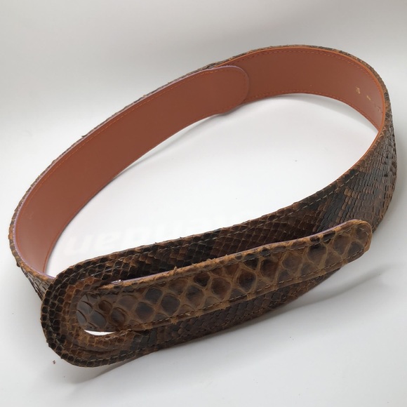 VTG Jana Python Belt Size Small Bohemian - Picture 13 of 15